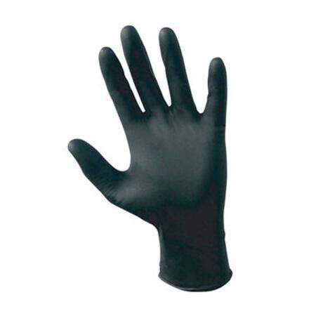 ARETT SALES Raven, Nitrile Disposable Gloves, Black S04G 66511